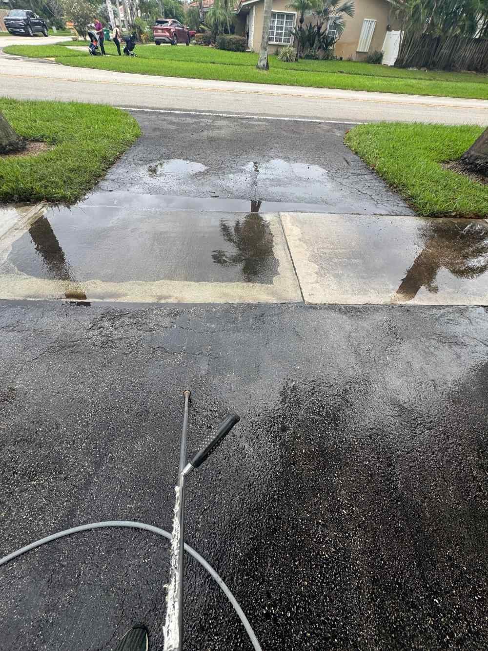 Curb pressure cleaning South Florida